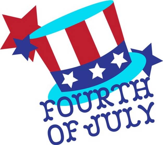 Picture of Fourth of July SVG File
