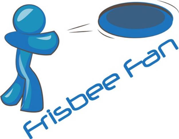Picture of Frisbee Fan SVG File