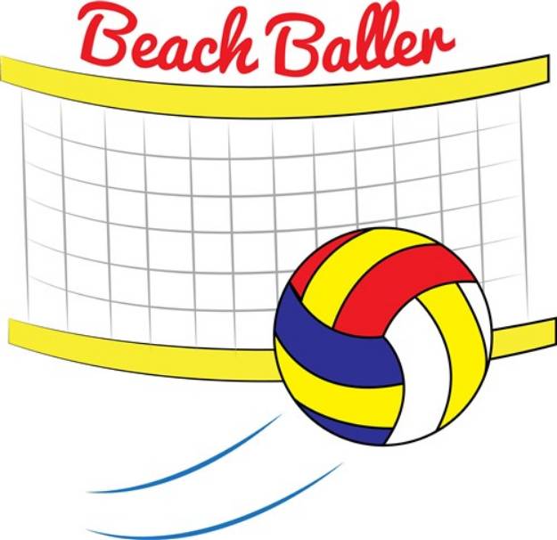 Picture of Beach Baller SVG File