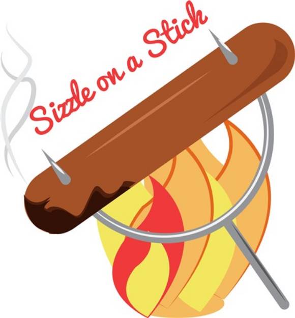 Picture of Sizzle Stick SVG File
