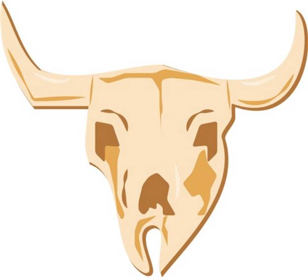 Picture of Western Skull SVG File