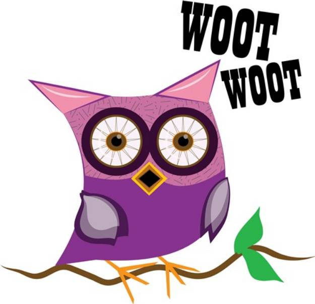 Picture of Woot Woot Owl SVG File