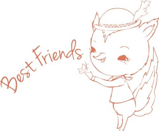 Picture of Best Friends SVG File