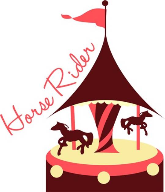 Picture of Horse Rider SVG File