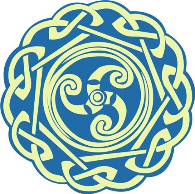 Picture of Celtic Spiral SVG File