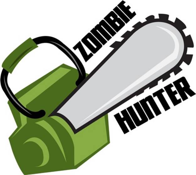 Picture of Zombie Hunter SVG File