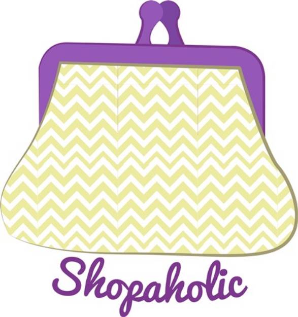Picture of Shopaholic Purse SVG File