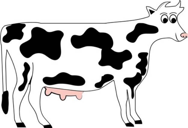 Picture of Cow SVG File