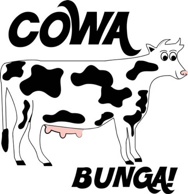 Picture of Cowa Bunga SVG File
