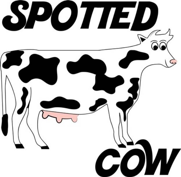 Picture of Spotted Cow SVG File