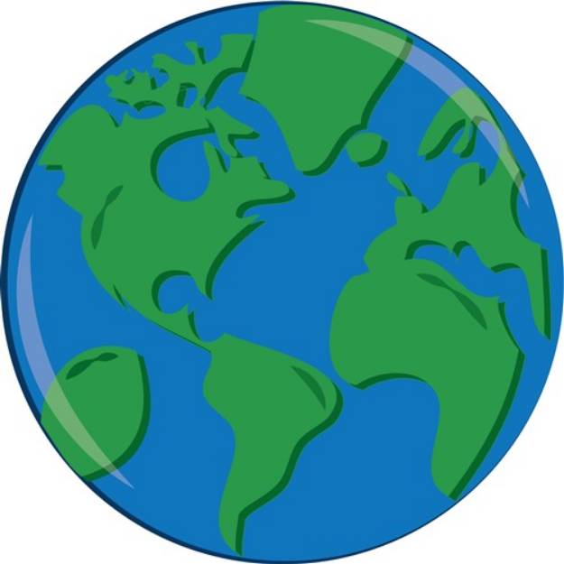 Picture of Planet Earth SVG File