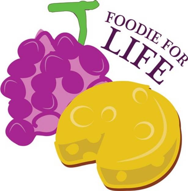 Picture of Foodie for Life SVG File