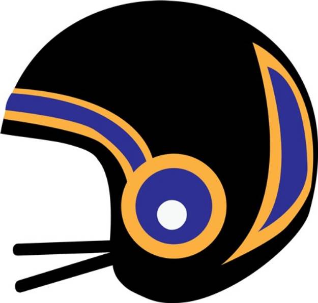 Picture of Football Helmet SVG File