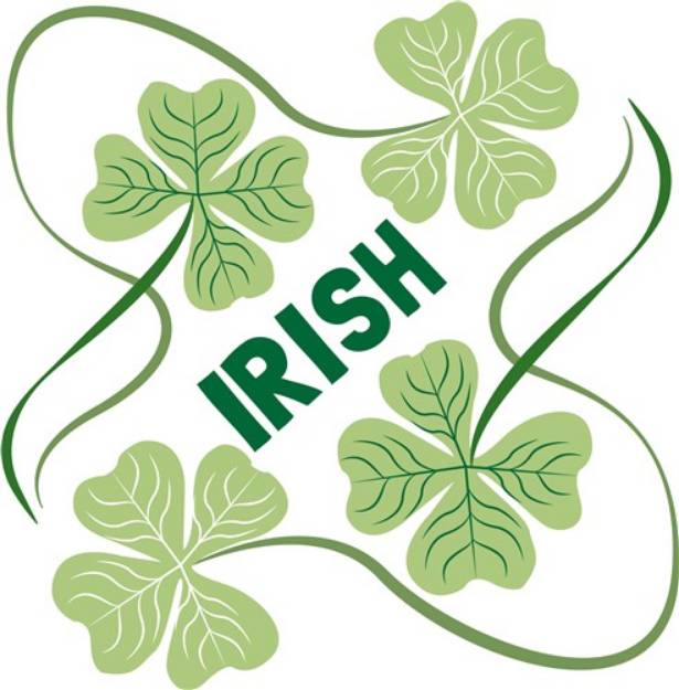 Picture of Irish Clover SVG File