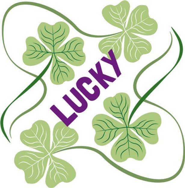 Picture of Lucky Clover SVG File