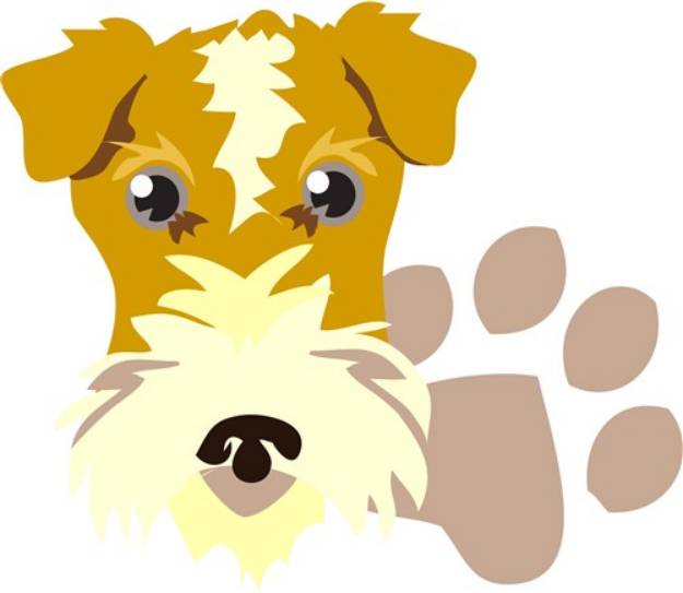 Picture of Terrier Head SVG File