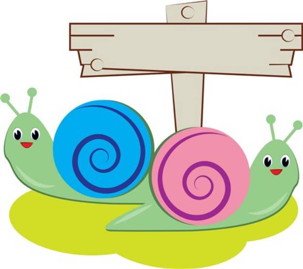 Picture of Snail Bugs SVG File