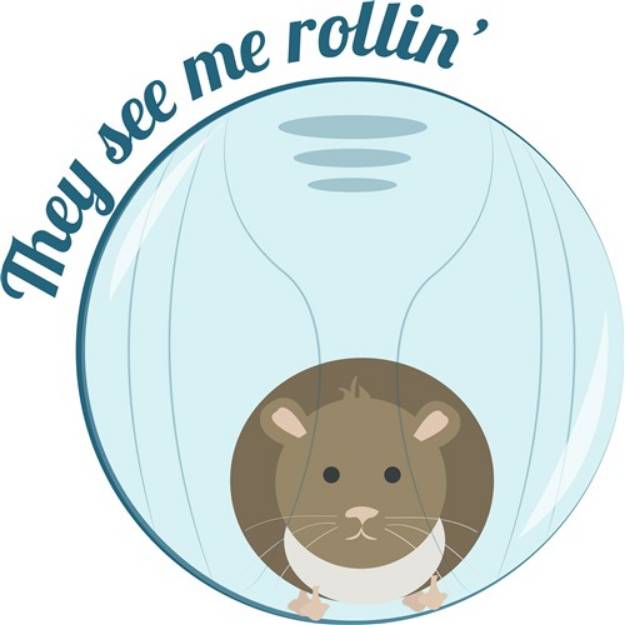 Picture of They See Me Rollin SVG File