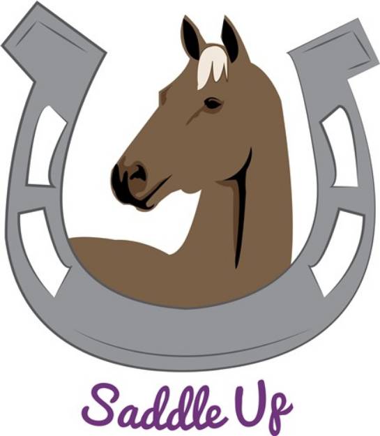 Picture of Saddle Up SVG File
