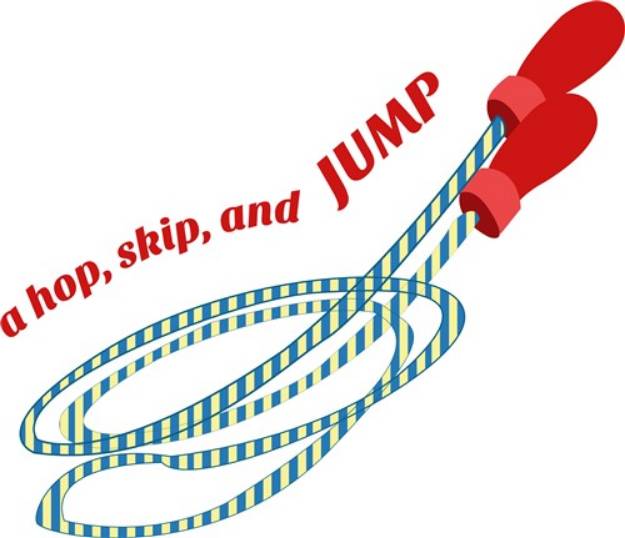 Picture of Hop Skip Jump SVG File