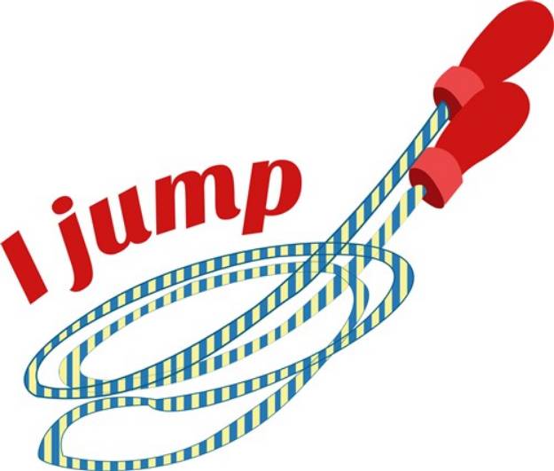 Picture of I Jump SVG File