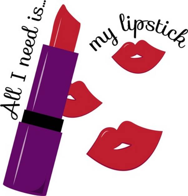 Picture of My Lipstick SVG File