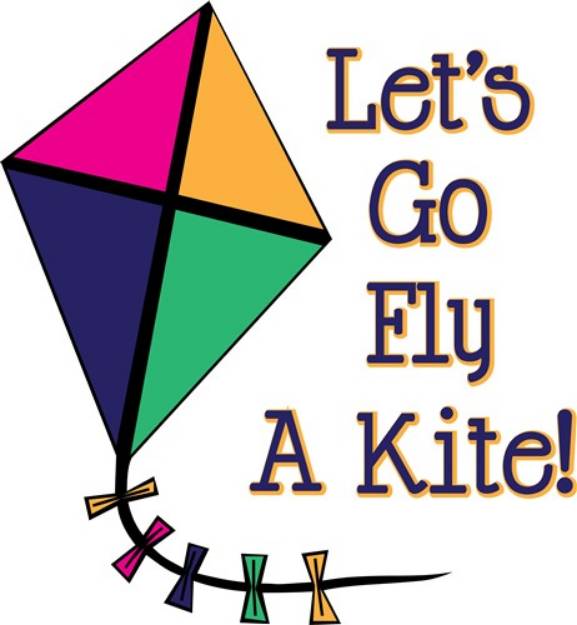Picture of Fly a Kite SVG File