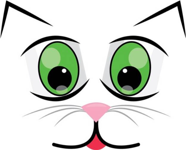 Picture of Cat Face SVG File