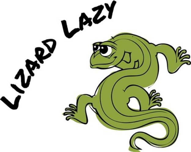 Picture of Lizard Lazy SVG File