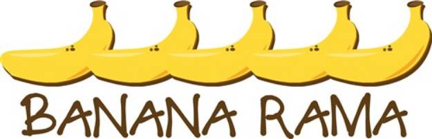 Picture of Banana Rama SVG File