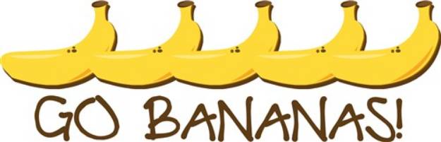 Picture of Go Bananas! SVG File