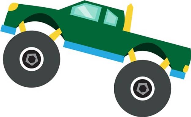 Picture of Monster Truck SVG File