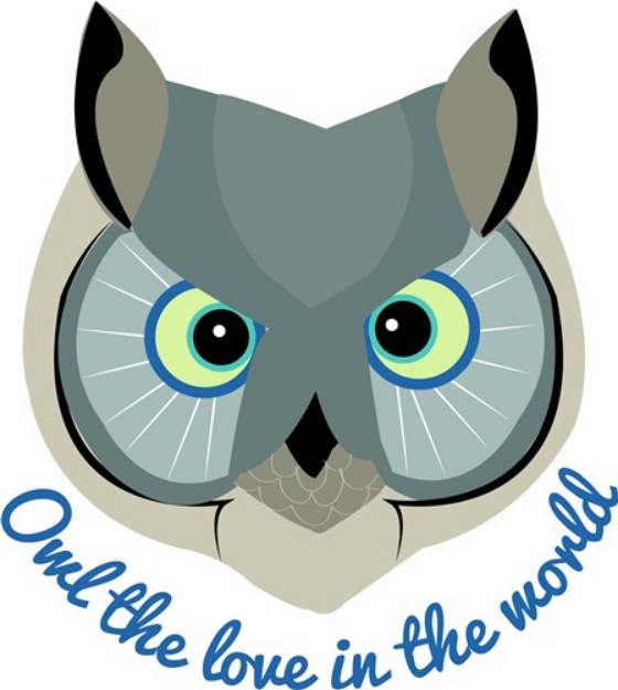 Picture of Owl the Love SVG File
