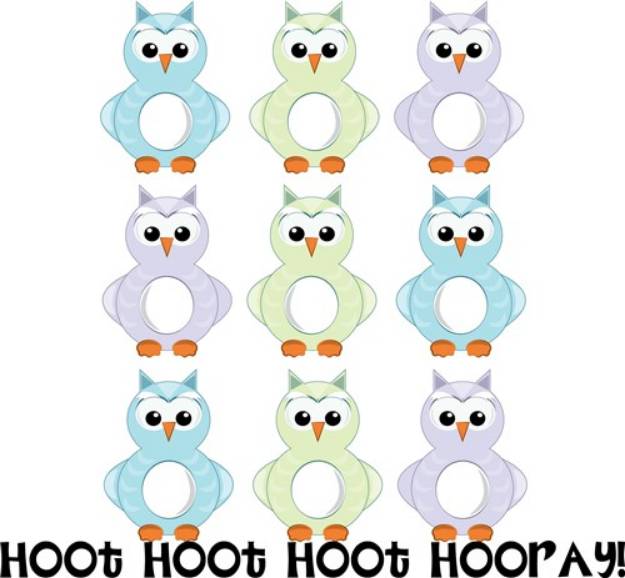 Picture of Hoot Hooray SVG File