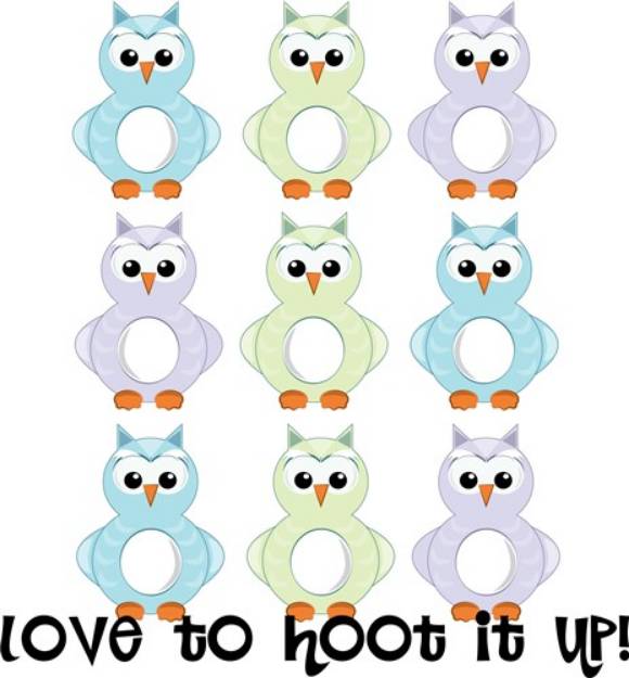 Picture of Hoot It Up SVG File