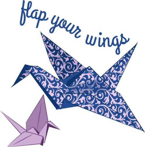 Picture of Flap Your Wings SVG File