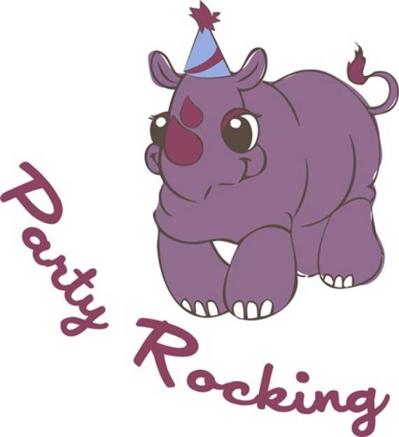 Picture of Party Rocking SVG File