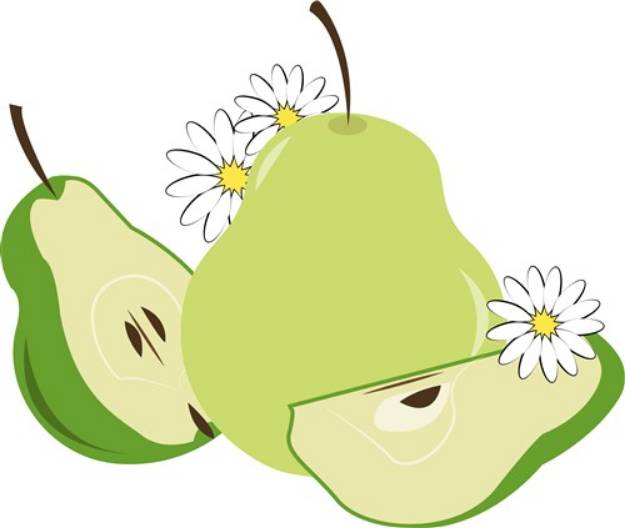 Picture of Pear Daisy SVG File