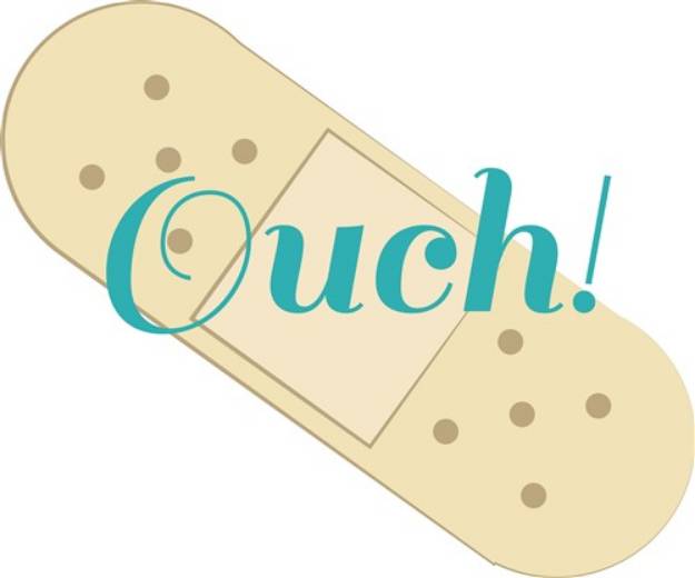 Picture of Ouch Bandage SVG File