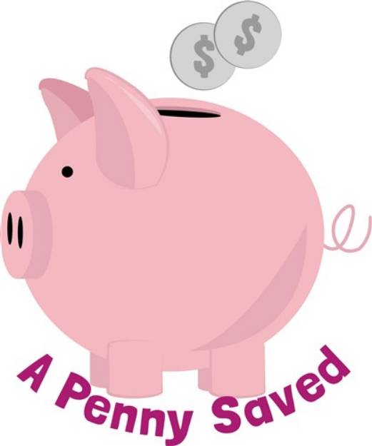 Picture of Penny Saved SVG File