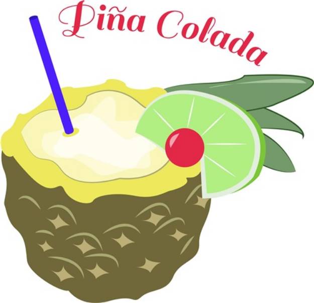 Picture of Pina Colada SVG File