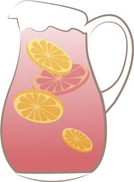 Pink Lemonade Pitcher SVG File Print Art