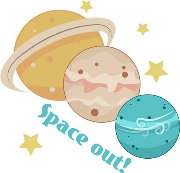 Picture of Space Out! SVG File