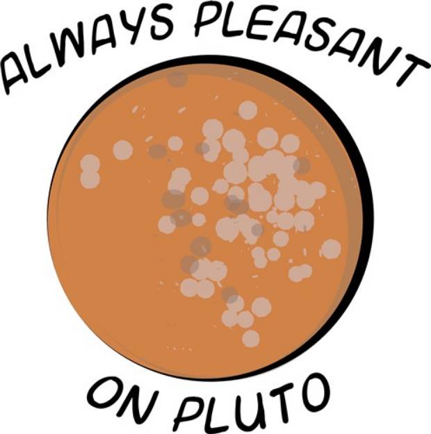 Picture of Pleasant Pluto SVG File