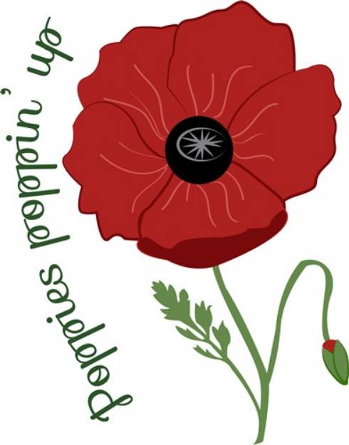 Picture of Poppies Flower SVG File