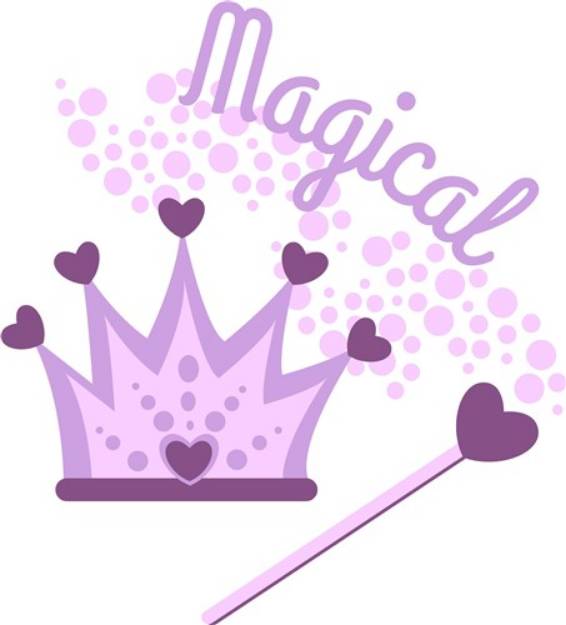 Picture of Magical Tiara SVG File
