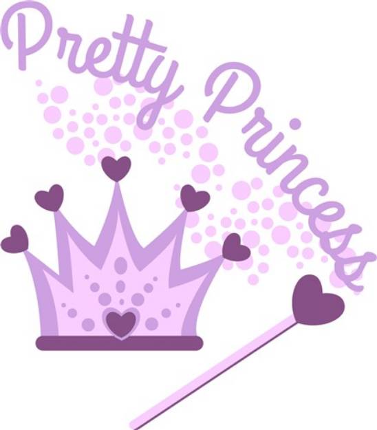 Picture of Pretty Princess SVG File