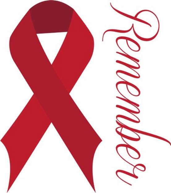 Picture of Remember Ribbon SVG File