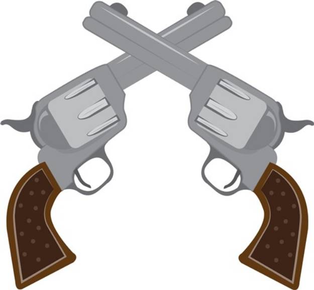 Picture of Western Pistol SVG File