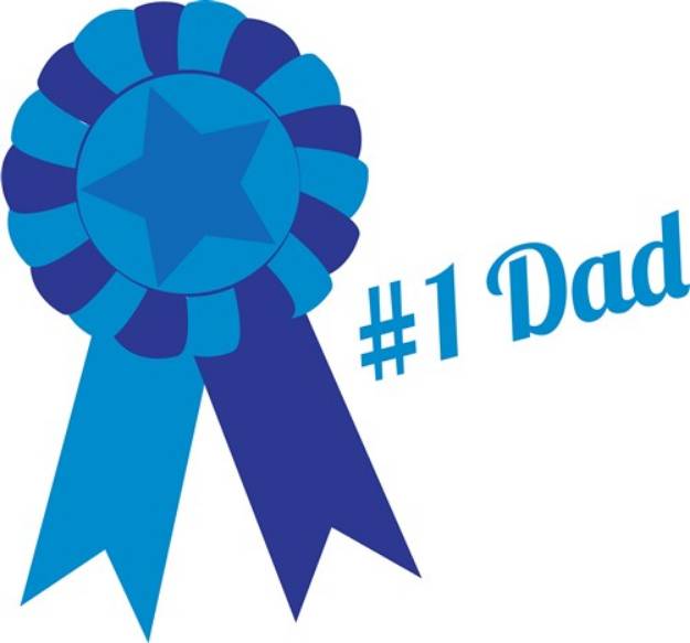 Picture of #1 Dad SVG File